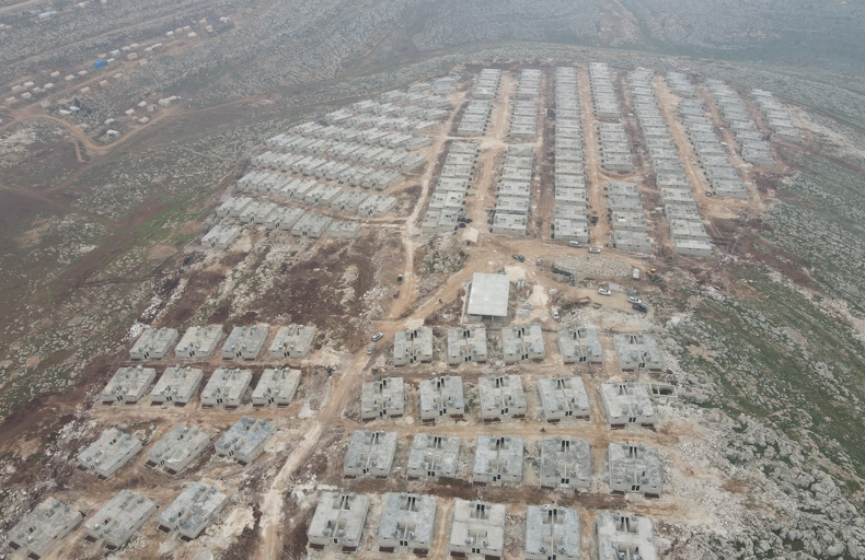 La ville d'Al Zohoor de Human Appeal, Idlib, nord-ouest de la Syrie.